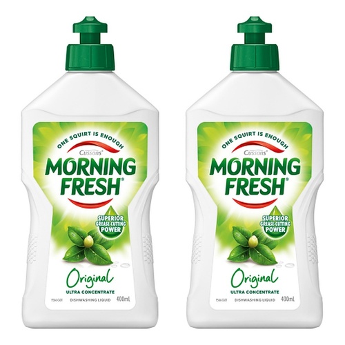 Morning Fresh Original Dishwashing Liquid 400mL x 12 Bundle of 2