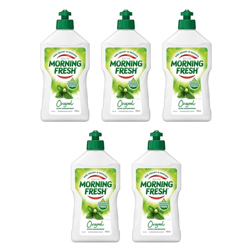 Morning Fresh Original Dishwashing Liquid 400mL x 12 Bundle of 5