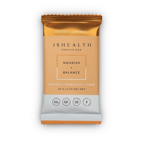 JSHealth Protein Bar Salted Caramel 45g x 12
