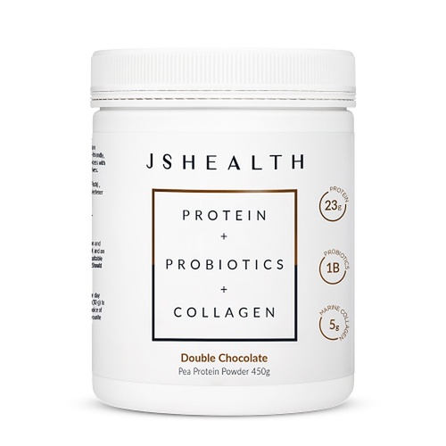 JSHealth Protein + Probiotics + Collagen Double Chocolate 450g