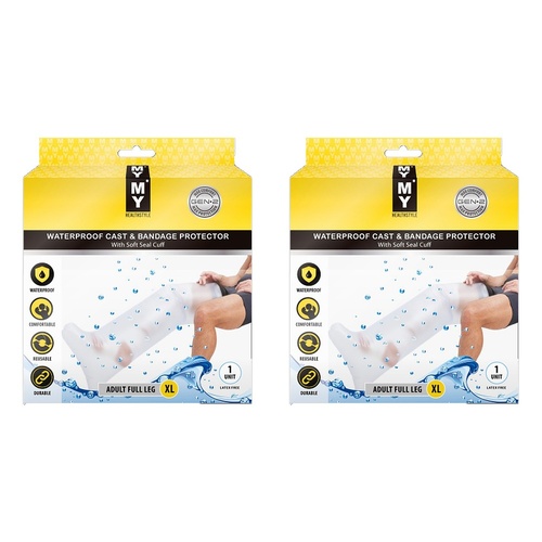 My Waterproof Cast Protect Adult Full Leg XL Pack of 2