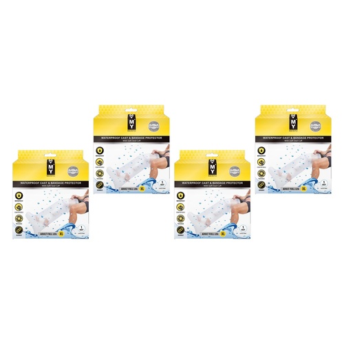 My Waterproof Cast Protect Adult Full Leg XL Pack of 4