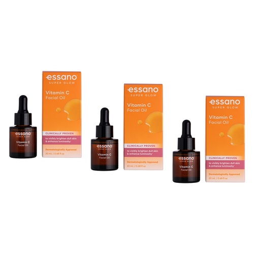 Essano Super Glow Face Oil 20mL Pack of 3