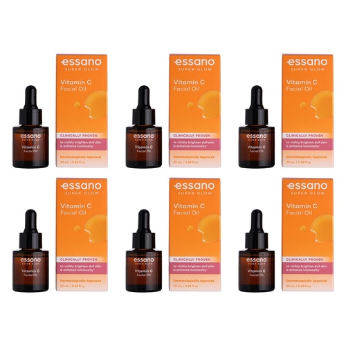 Essano Super Glow Face Oil 20mL Pack of 6