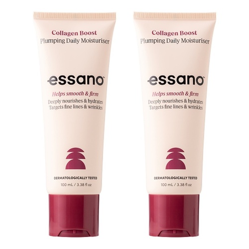 Essano Collagen Boost Plumping Daily Moisturiser 100mL Pack of 2