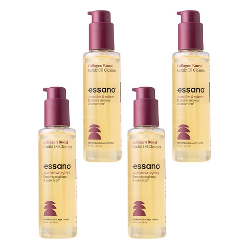 Essano Collagen Boost Gentle Oil Cleanser 150mL Pack of 4