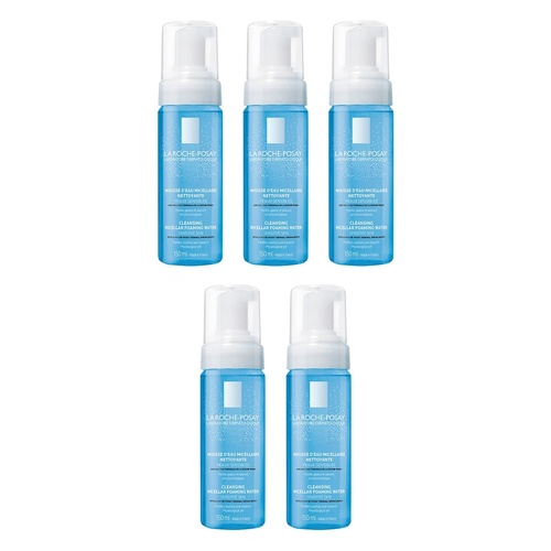 La Roche-Posay Physiological Foaming Water 150mL x 3 Bundle of 5