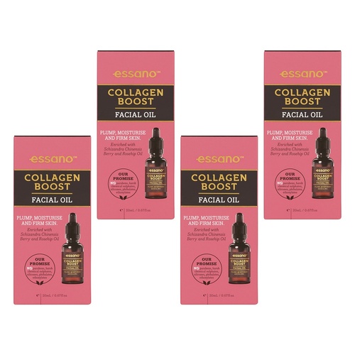 Essano Collagen Boost Retinol Face Oil 20mL Pack of 4