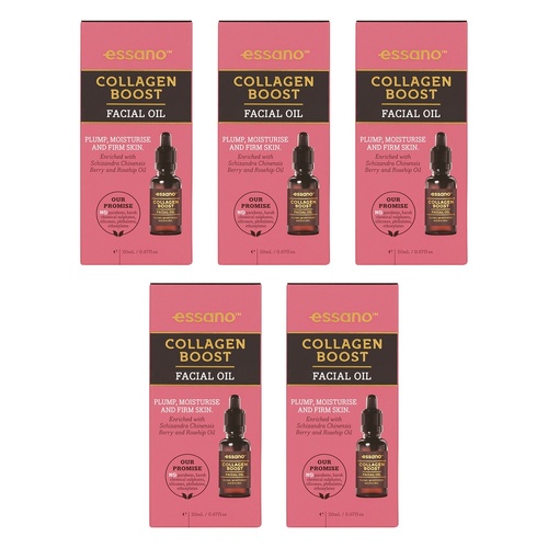 Essano Collagen Boost Retinol Face Oil 20mL Pack of 5