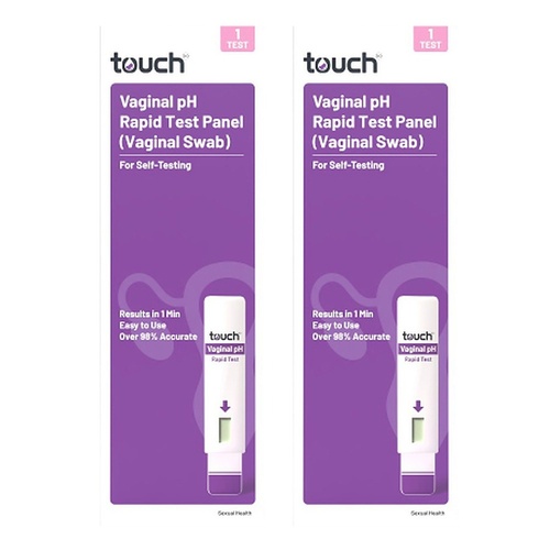 TouchBio Vaginal pH Rapid Test Panel 1 Test Pack of 2