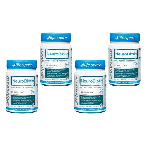 Life-Space NeuroBiotic 30 Capsules Pack of 4