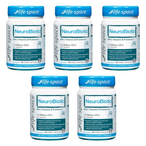 Life-Space NeuroBiotic 30 Capsules Pack of 5