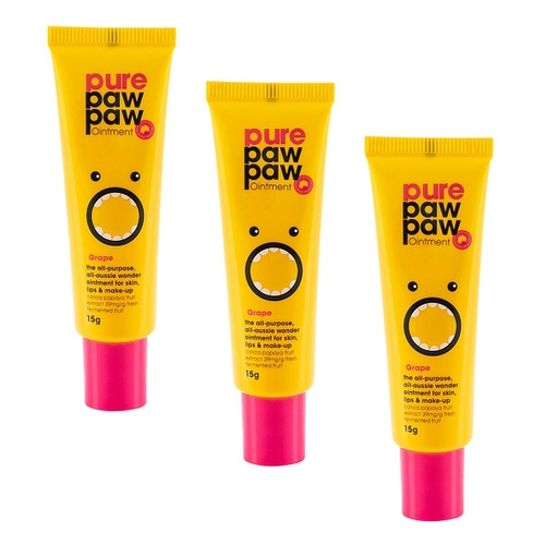 Pure Paw Paw Grape Ointment 15g Pack of 3