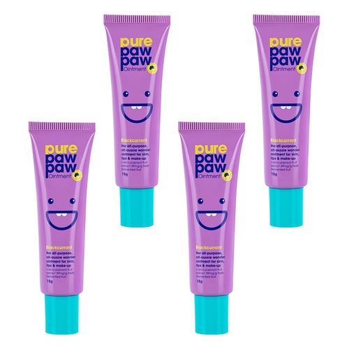 Pure Paw Paw Blackcurrant Ointment 15g Pack of 4