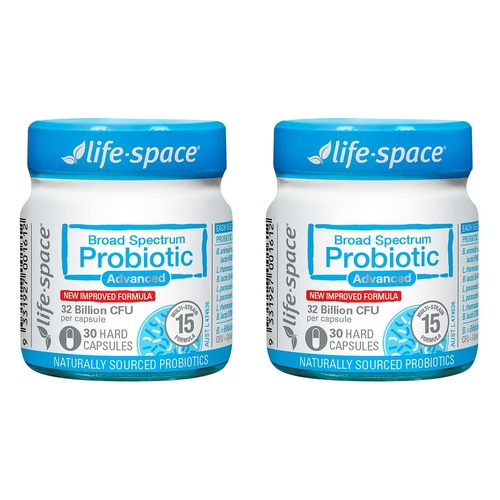 Life-Space Broad Spectrum Probiotic Advanced 30 Capsules Pack of 2