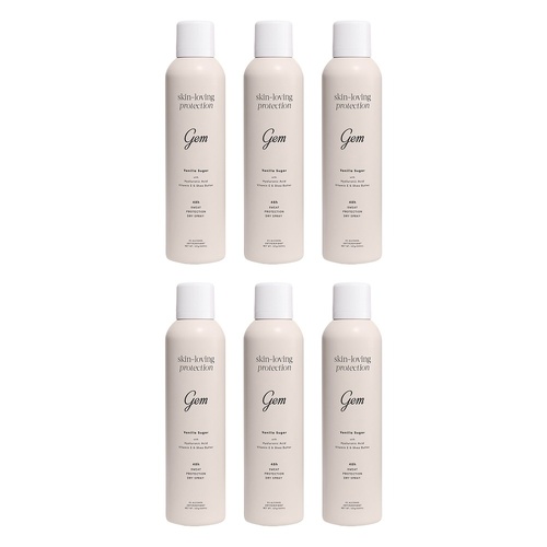 GEM Vanilla Sugar Antiperspirant 127g Pack of 6
