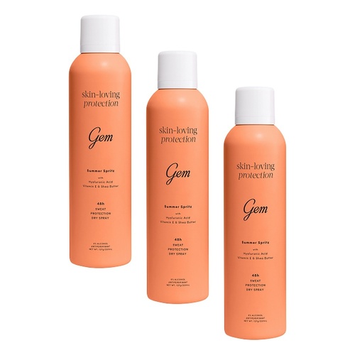 GEM Deodorant Antiperspirant Summer Spritz 207mL Pack of 3