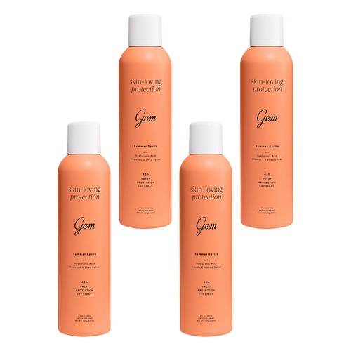 GEM Deodorant Antiperspirant Summer Spritz 207mL Pack of 4