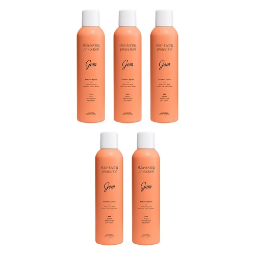 GEM Deodorant Antiperspirant Summer Spritz 207mL Pack of 5