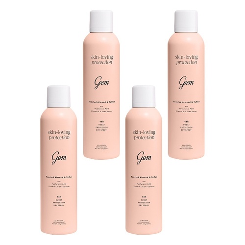 GEM Skin Loving Deodorant Roasted Almond & Toffee 207mL Pack of 4