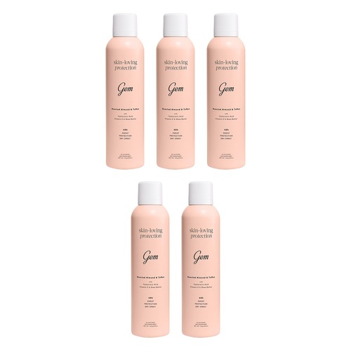 GEM Skin Loving Deodorant Roasted Almond & Toffee 207mL Pack of 5