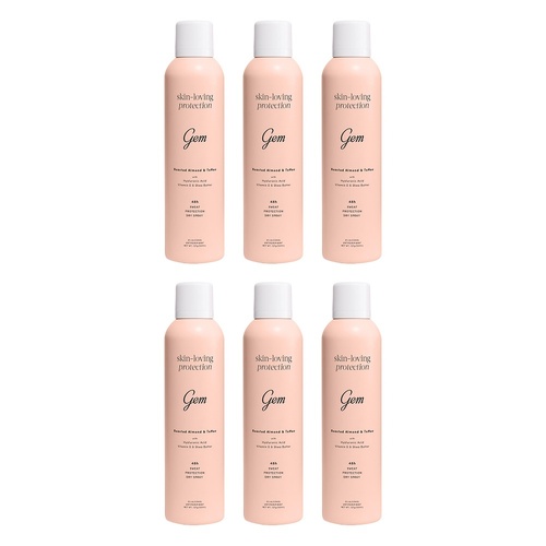 GEM Skin Loving Deodorant Roasted Almond & Toffee 207mL Pack of 6