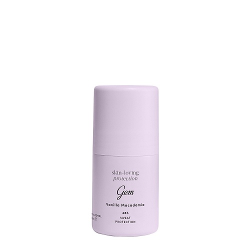 GEM Skin Loving Roll On Deodorant Vanilla Macadamia 50mL