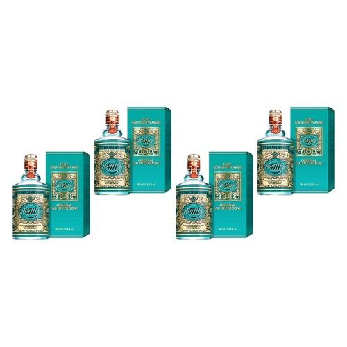 4711 Original Eau De Cologne Natural Spray 100mL Pack of 4