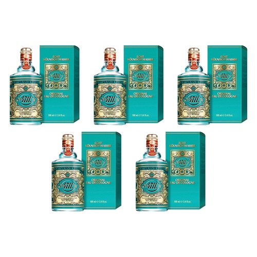 4711 Original Eau De Cologne Natural Spray 100mL Pack of 5