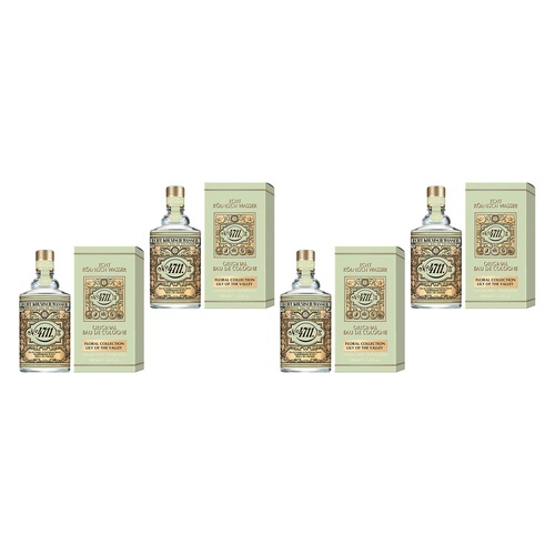 4711 Original Eau De Cologne Floral Lily of the Valley 100mL Pack of 4