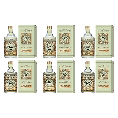 4711 Original Eau De Cologne Floral Lily of the Valley 100mL Pack of 6
