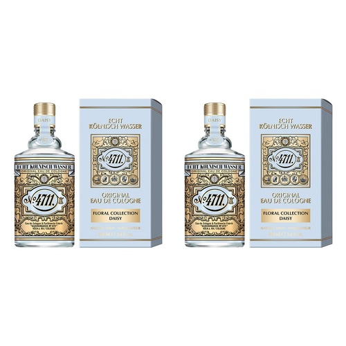 4711 Original Eau De Cologne Floral Daisy Natural Spray 100mL Pack of 2