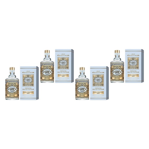 4711 Original Eau De Cologne Floral Daisy Natural Spray 100mL Pack of 4