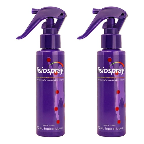 Fisiocrem Fisiospray Pain Relief Spray 100mL Pack of 2