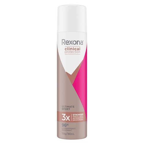 Rexona Clinical Protection Ultimate Sport Antiperspirant, 96H, 180mL