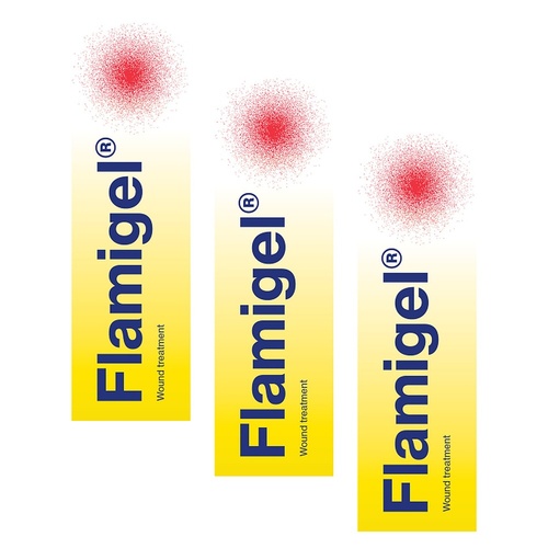 Flamigel Burn Treatment 50g Pack of 3