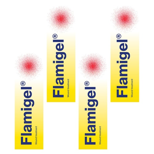 Flamigel Burn Treatment 50g Pack of 4