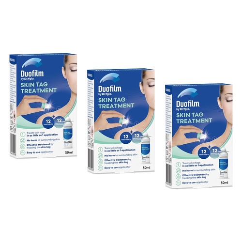 Duofilm by Dr. Yglo Skin Tag Treatment 50mL Pack of 3