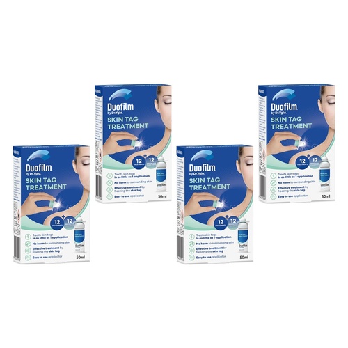 Duofilm by Dr. Yglo Skin Tag Treatment 50mL Pack of 4