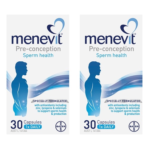 Menevit Pre-Conception Sperm Health 30 Capsules Pack of 2