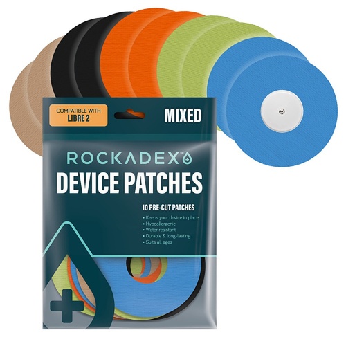 Rockadex Freestyle Libre Patches Mixed 10 Pack