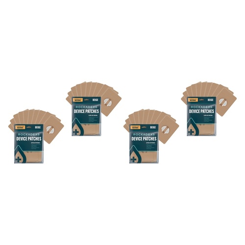 Rockadex Medtronic Patches Beige 10 Pack Bundle of 4