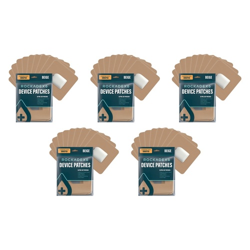 Rockadex Omnipod Patches Beige 10 Pack Bundle of 5