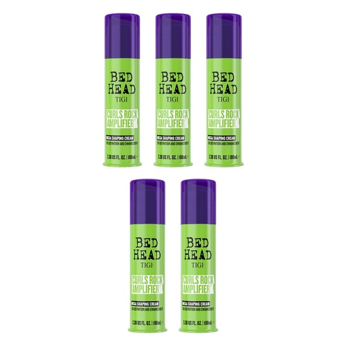Tigi Bed Head Curls Rock Amplifier Mega Shaping Cream 100mL Pack of 5