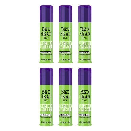 Tigi Bed Head Curls Rock Amplifier Mega Shaping Cream 100mL Pack of 6