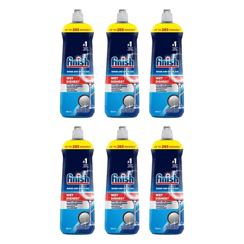 Finish Rinse and Shine Aid 800mL Pack of 6