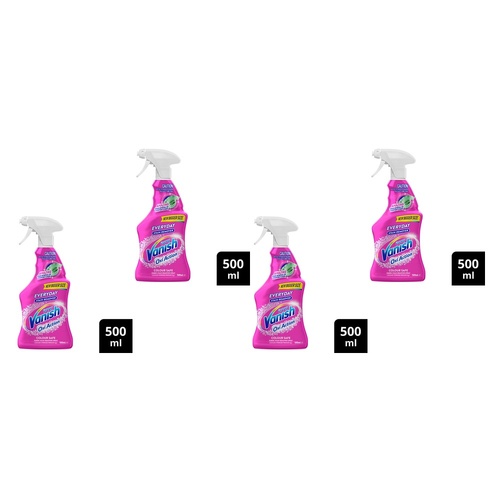 NapiSan Vanish Preen Oxi Action Stain Remover Spray 500mL Pack of 4