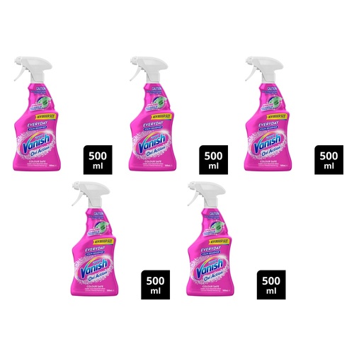 NapiSan Vanish Preen Oxi Action Stain Remover Spray 500mL Pack of 5