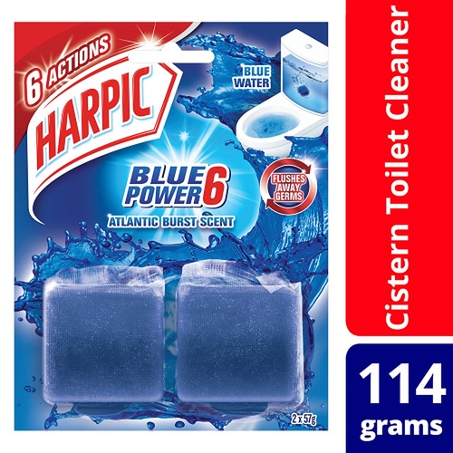 Harpic Blue Power In Cistern Block Cleaner 2 Pack