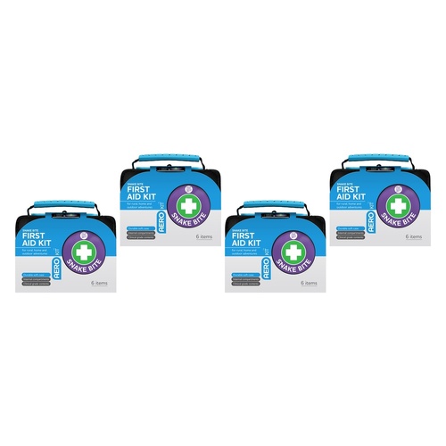 Aerokit Snake Bite Kit Softpack Black Pack of 4